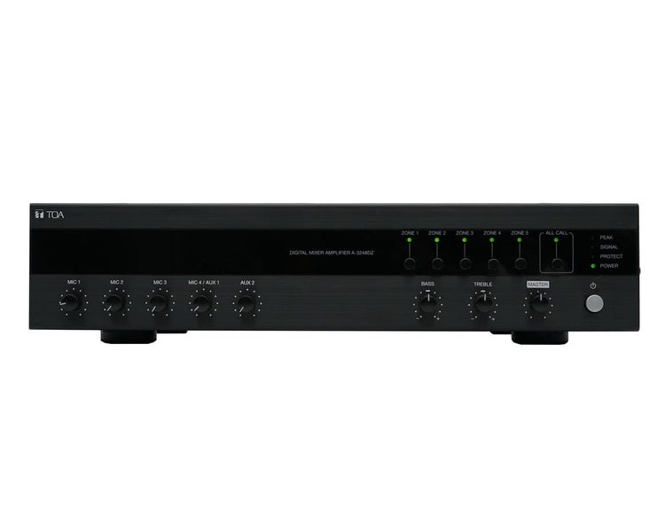 TOAA3224DZ - TOA A 3224DZ 240W Digital Mixer Amplifier 5 Zone or 6 Inputs Image 1