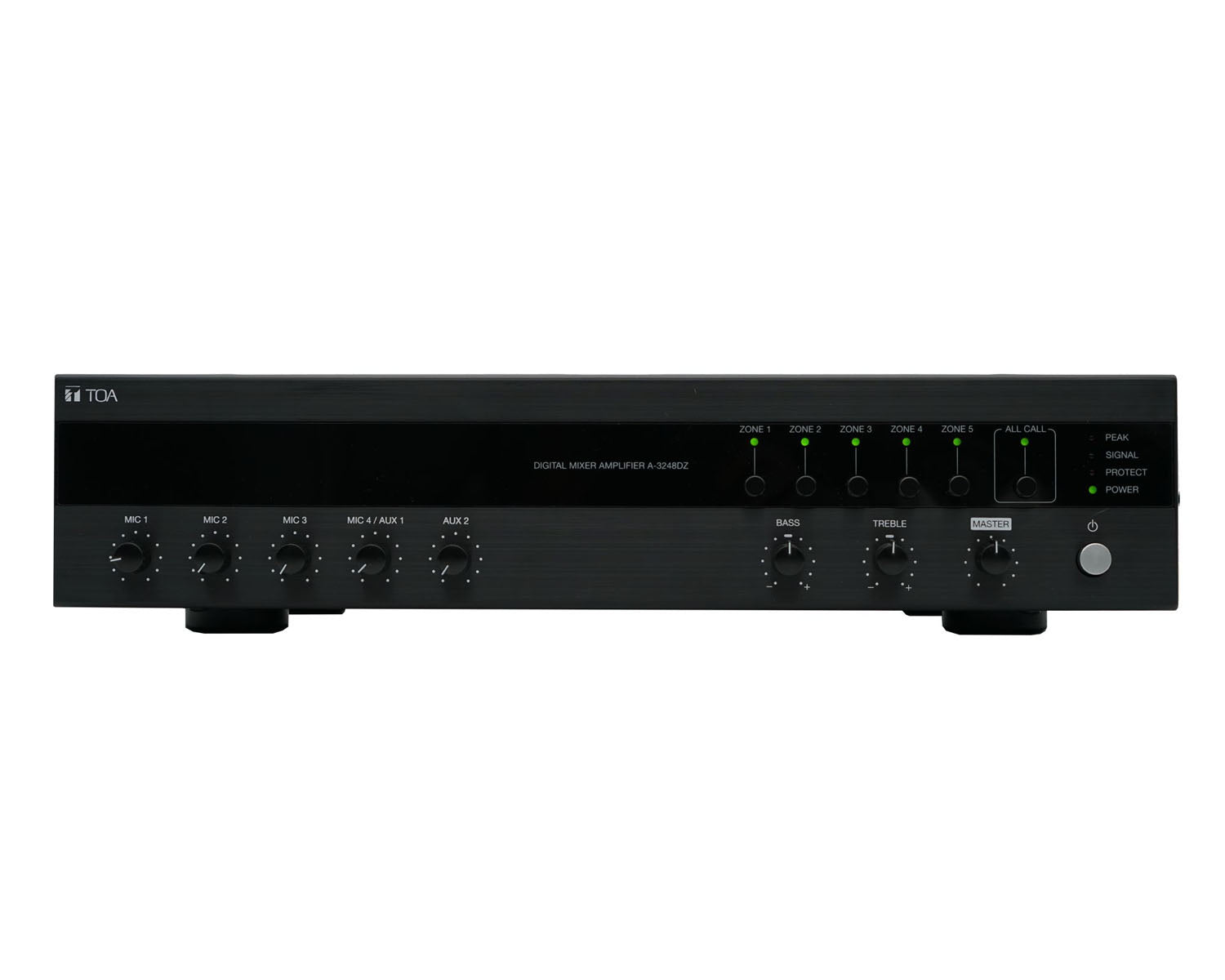 TOAA3248DZ - TOA A 3248DZ 480W Digital Mixer Amplifier 5 Zone or 6 Inputs Image 1