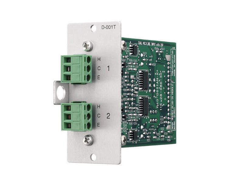 TOAD001T - TOA D001T M9000 Series 2 Mic or Line i or p Module with DSP Image 1