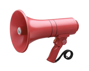 TOAER1215S - TOA ER1215S 15W Megaphone with Siren 400m Range Red Image 1