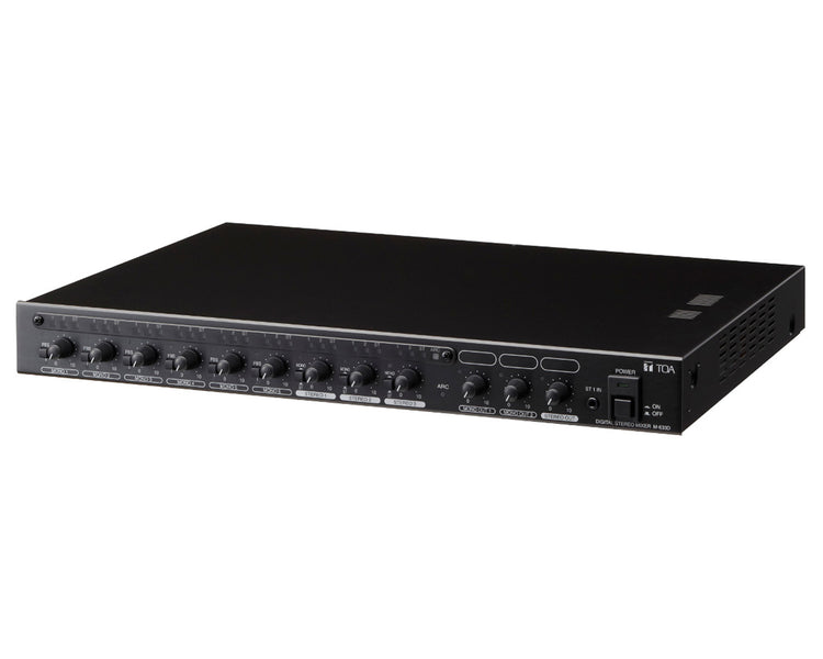TOAM633D - TOA M633D 12 Input 3 Output One Touch Digital Stereo Mixer 1U Image 1