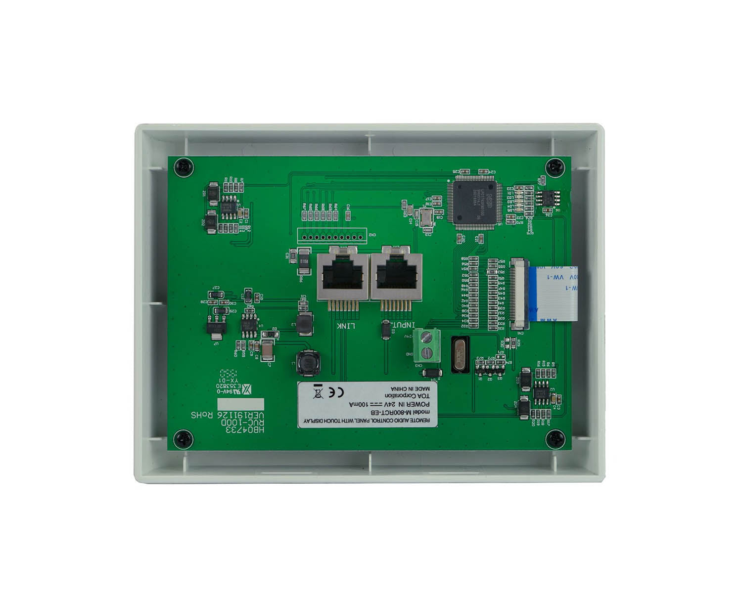 TOAM800RCTEB - TOA M 800RCT EB Touchscreen Remote Audio Control Panel for M 8080D Image 2