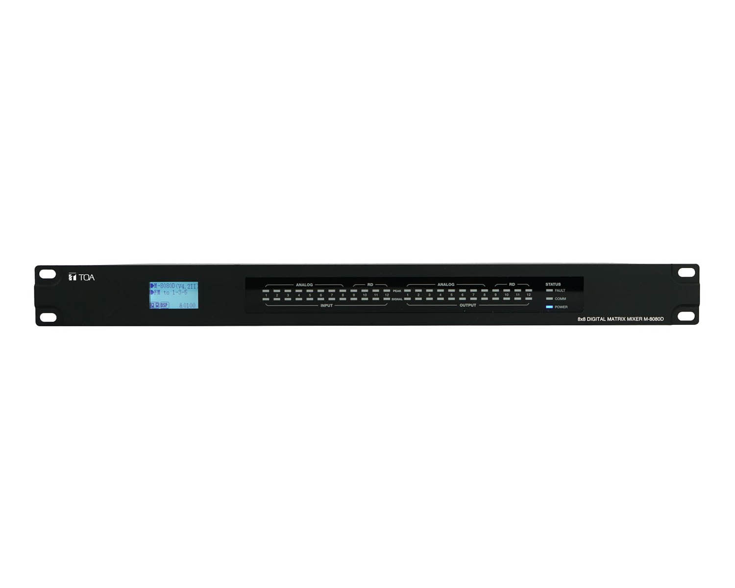 TOAM8080DEB - TOA M 8080D EB Digital Matrix Mixer 8x8 Analogue or 4x4 digital DSP or EQ Image 1