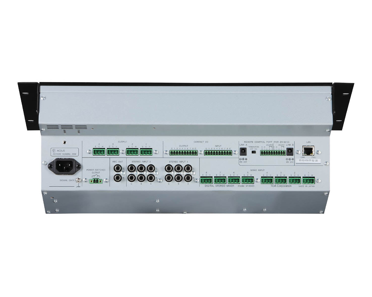 TOAM864D - TOA M 864D Digital Stereo Mixer 4U Rack Mountable Image 2
