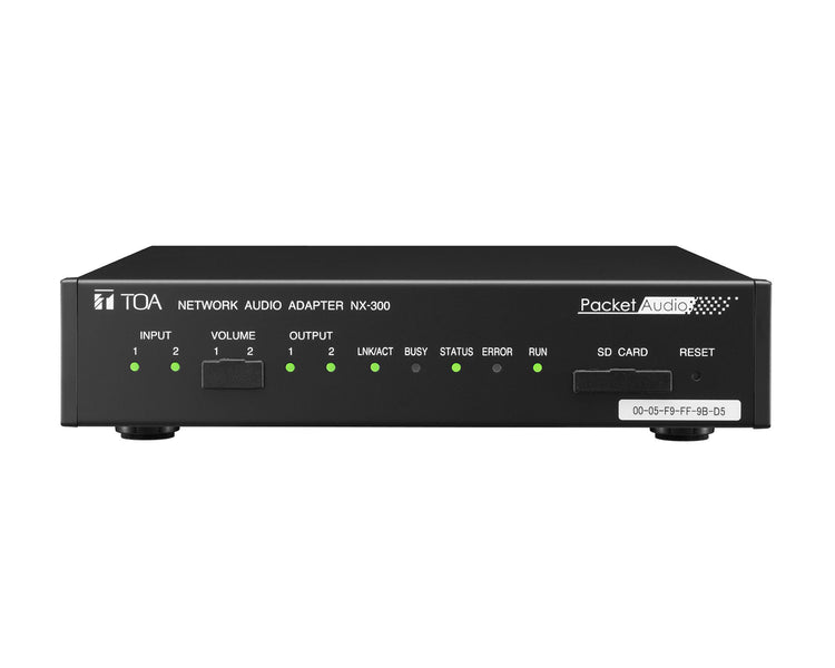 TOANX300W - TOA NX300 Network Audio Adapter Exc Rack Kit 1U Image 2