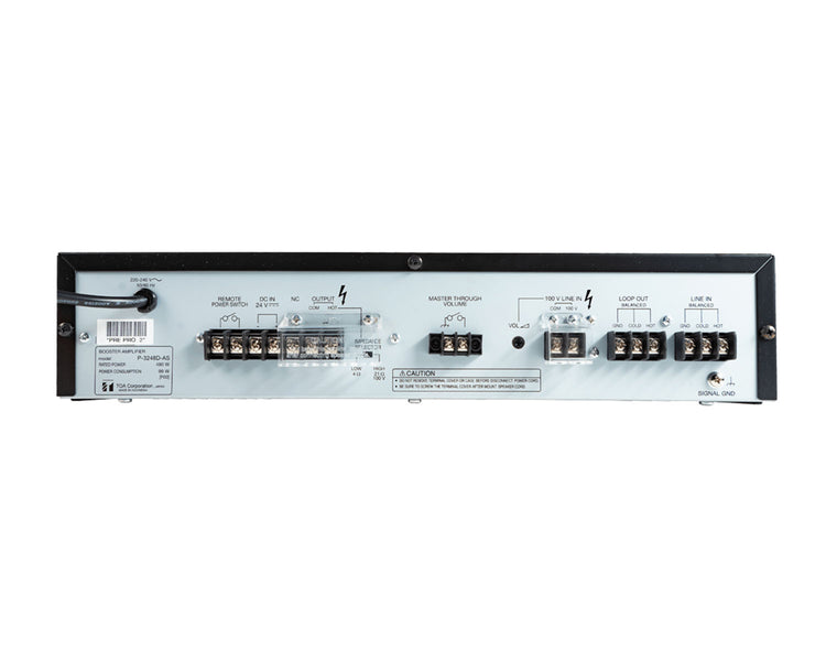 TOAP3248D - TOA P 3248D 100V Digital Booster Amplifier 480W (A3200 Series) Image 2