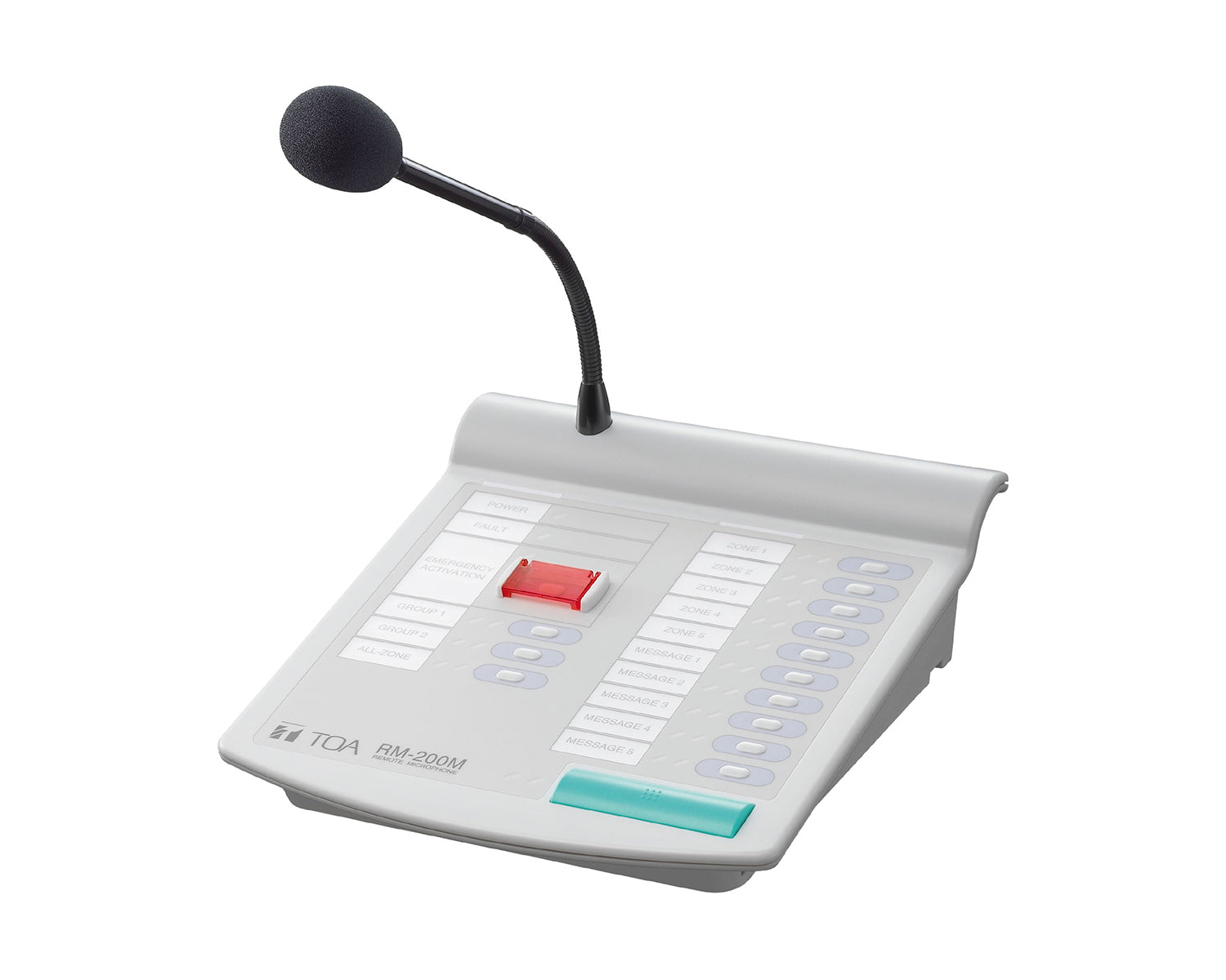 TOARM200MA - TOA RM200MAL VM3000 Series Remote Mic with Active Alarm Button Image 1