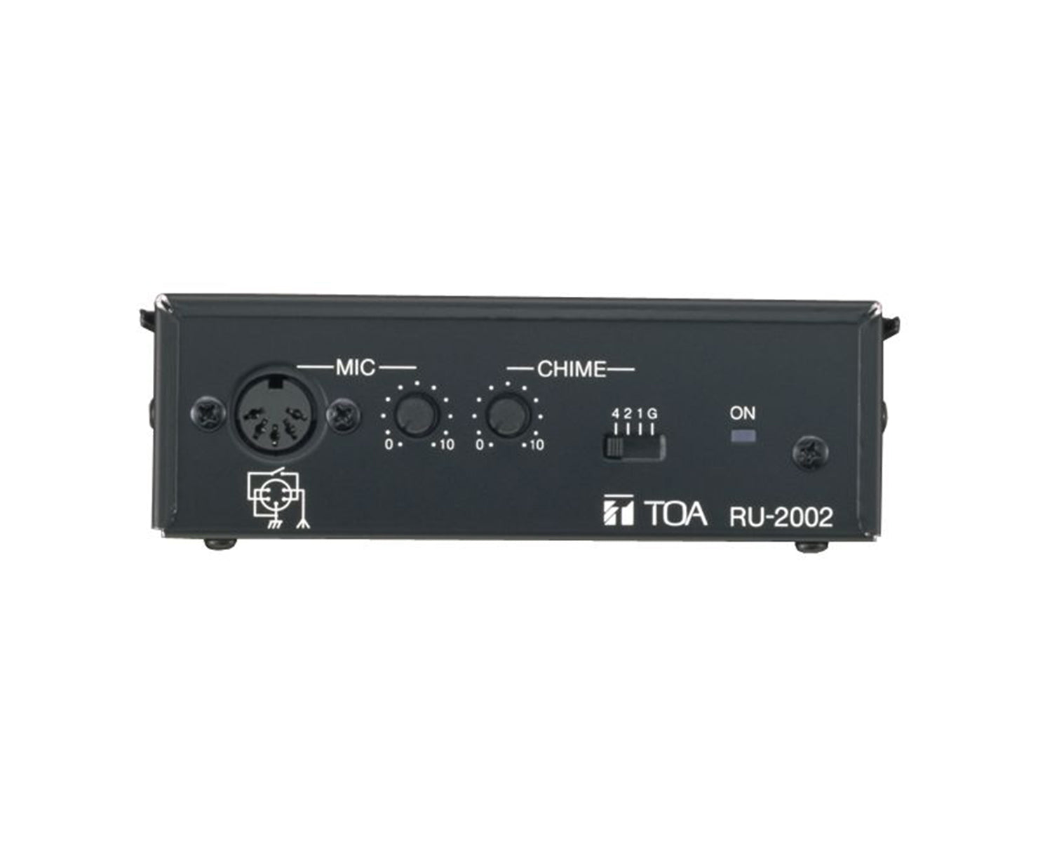 TOARU2002 - TOA RU2002 In Line Amplifier for PM660 Mic to Amp with Chime Image 2