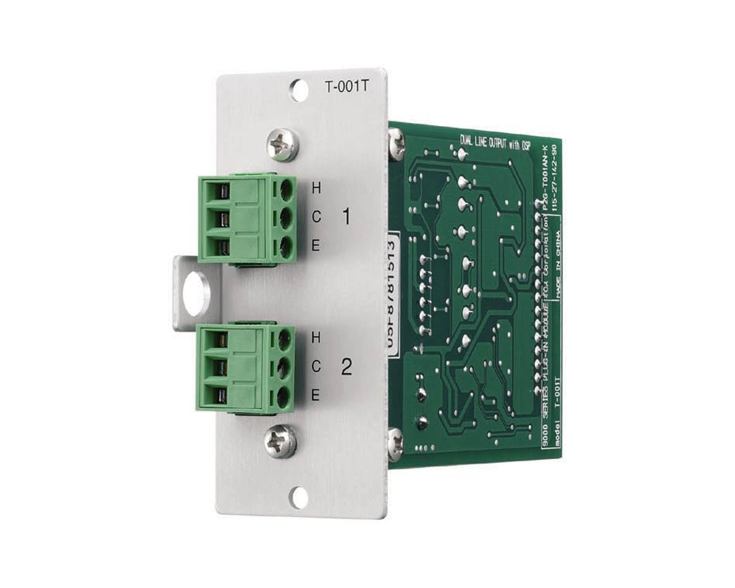 TOAT001T - TOA T001T M9000 Series Dual Line Output Expansion Module DSP Image 1