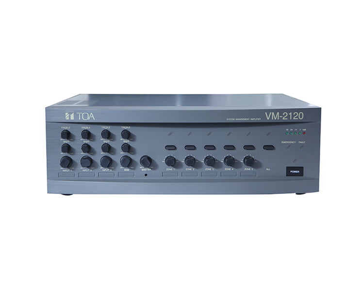 TOAVM2120 - TOA VM2120 System Management Amplifier 100V 120W Image 1
