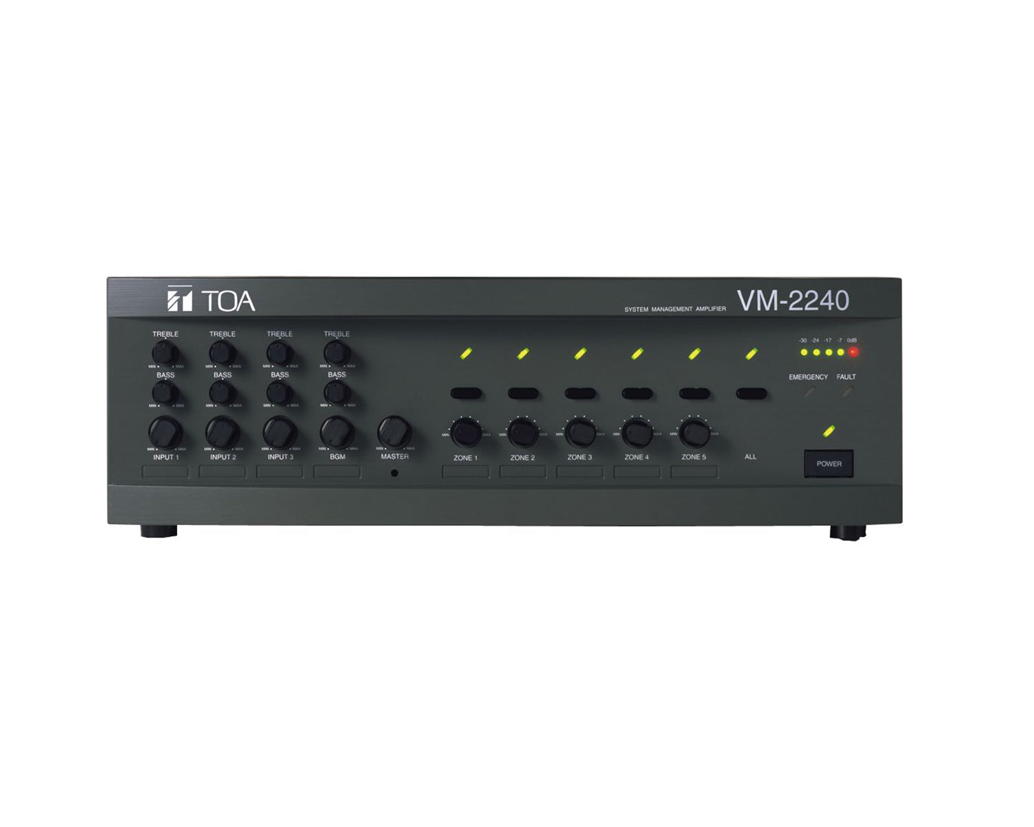 TOAVM2240 - TOA VM2240 System Management Amplifier 100V 240W Image 1