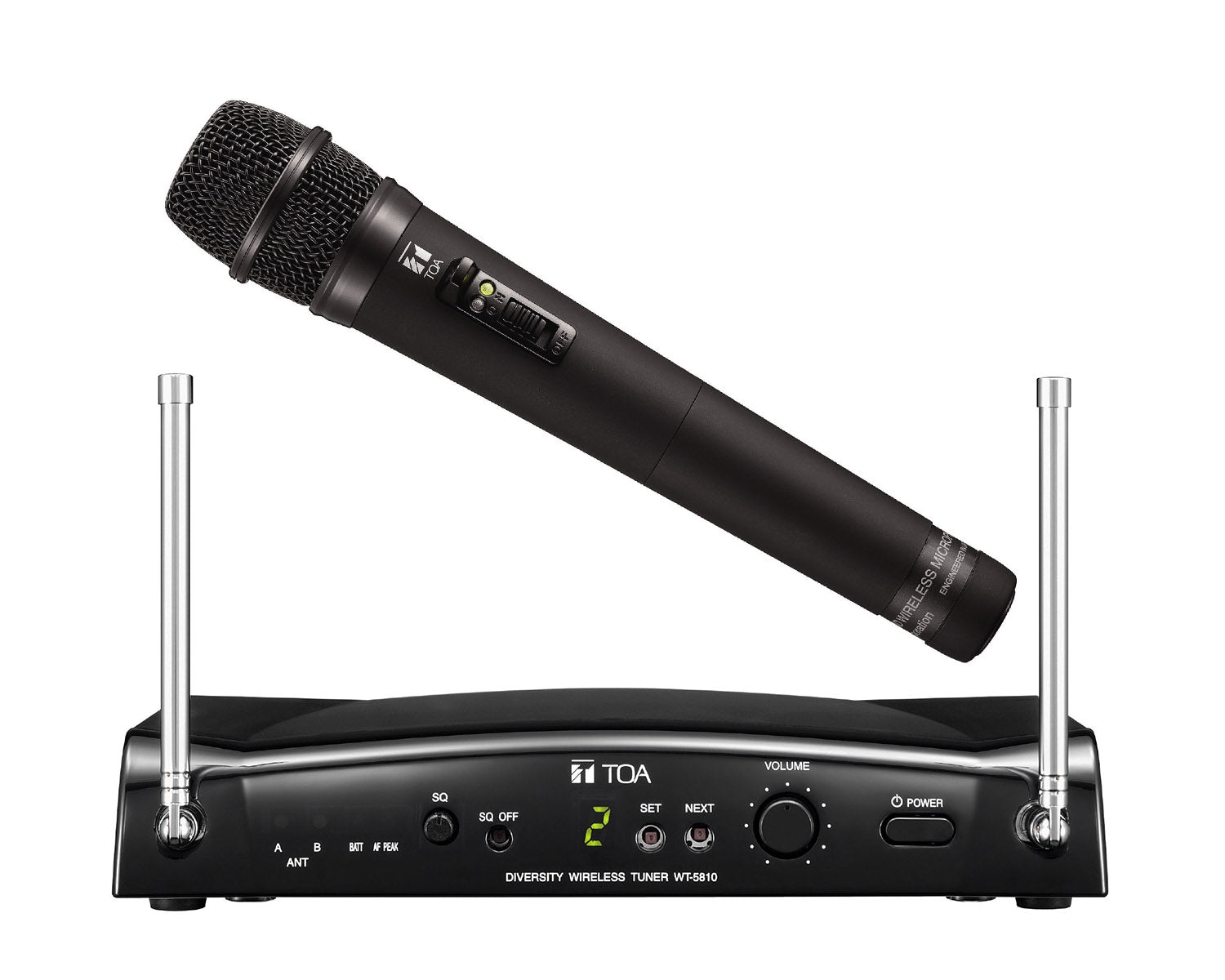 TOAWS5225G - TOA WS 5225 UHF 64Ch Handheld Mic System (WM5225 and WT5810) G01 CH38 Image 1