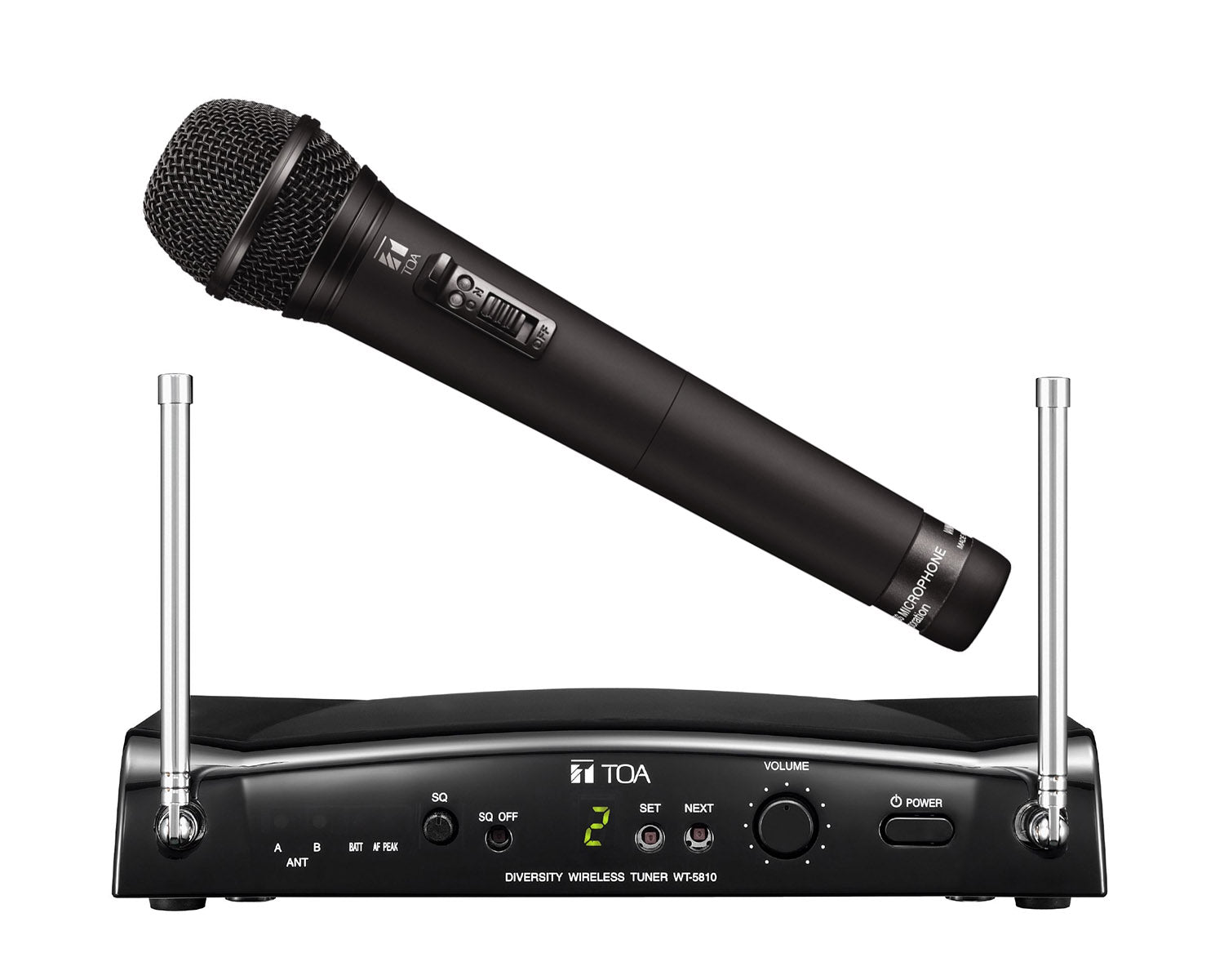 TOAWS5265G - TOA WS 5265 UHF 64Ch Handheld Mic System (WM5265 and WT5810) G01 CH38 Image 1