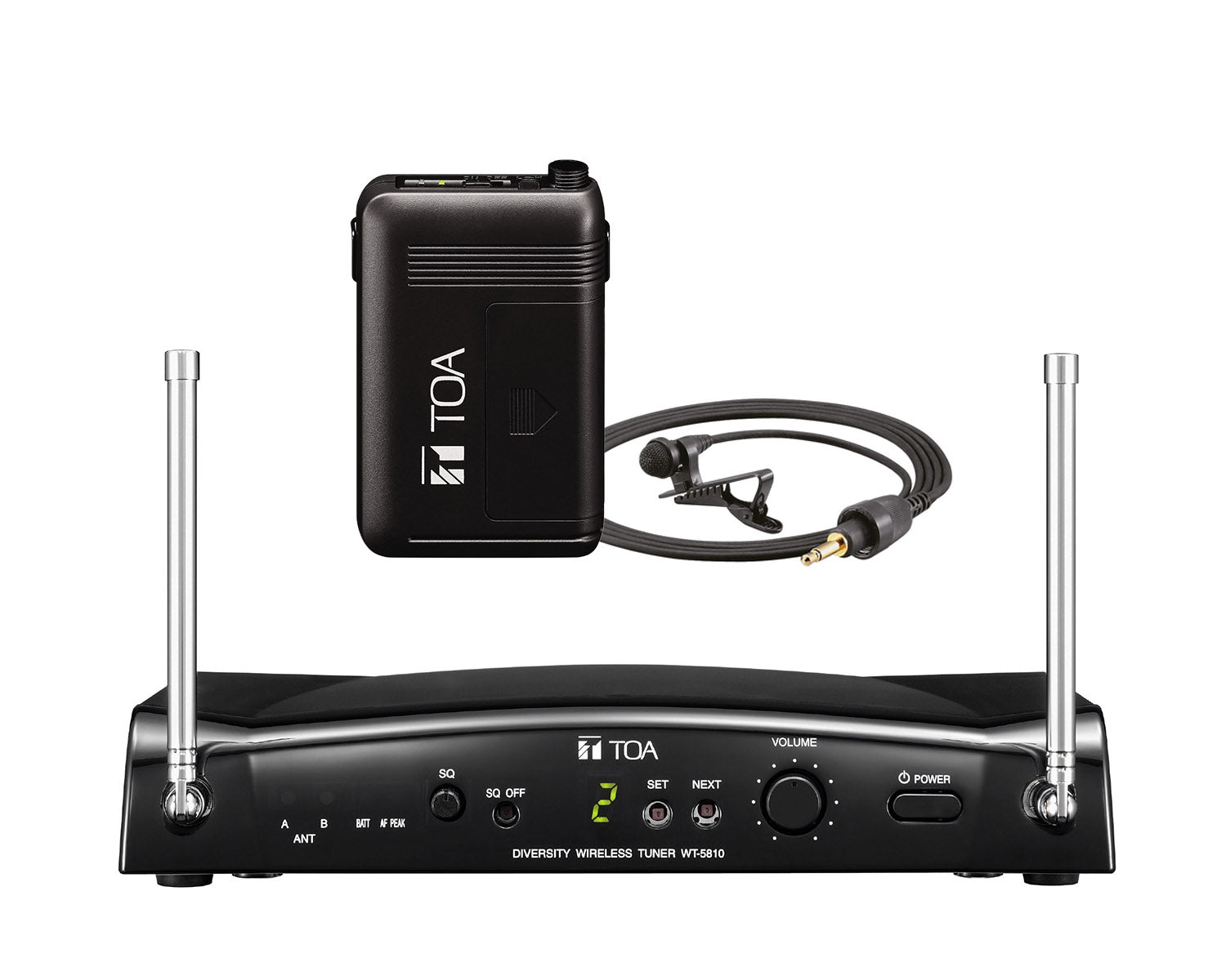 TOAWS5325MD - TOA WS 5325M CH70 64CH UHF Lapel System (WM5325 and YPM5310 and WT5810) Image 1