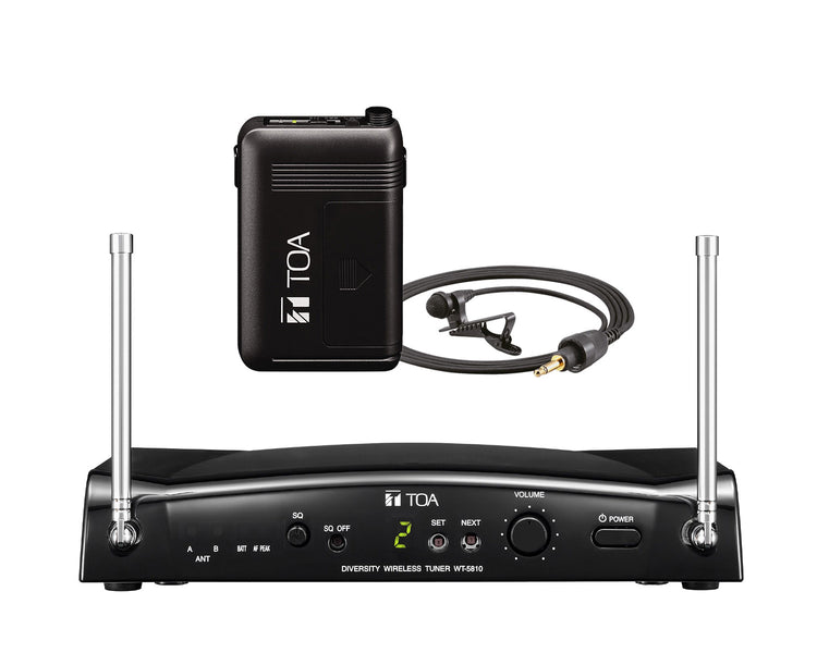 TOAWS5325MD - TOA WS 5325M CH70 64CH UHF Lapel System (WM5325 and YPM5310 and WT5810) Image 1