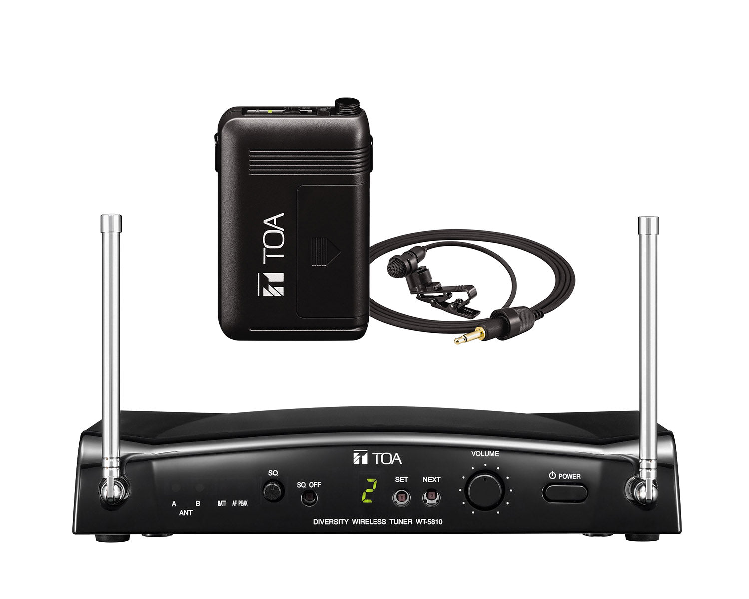 TOAWS5325UD - TOA WS 5325U CH70 64CH UHF Lapel System (WM5325 and YPM5300 and WT5810) Image 1