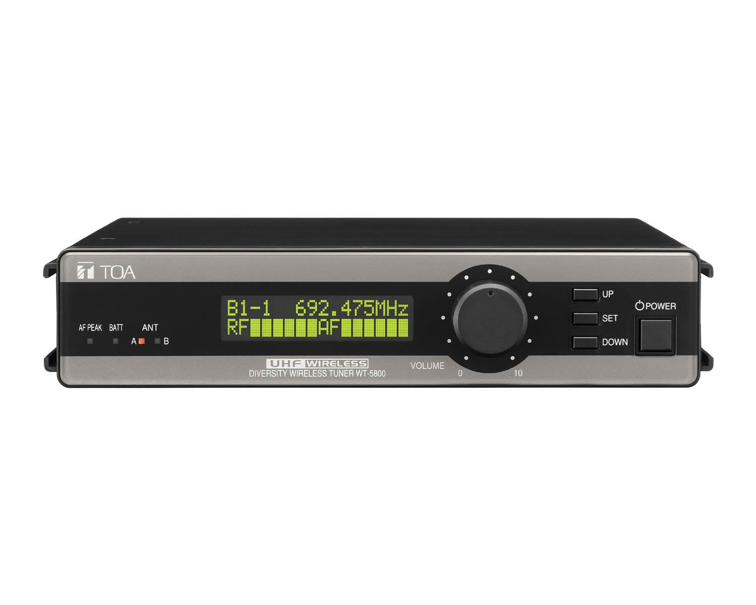 TOAWT5800G - TOA WT 5800 UHF 64Ch True Diversity Wireless Receiver CH38 Image 1