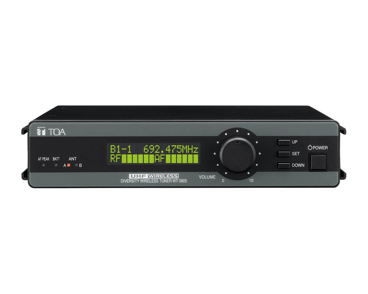 TOAWT5805D - TOA WT 5805 UHF 64Ch Wireless Microphone Receiver CH70 Image 1