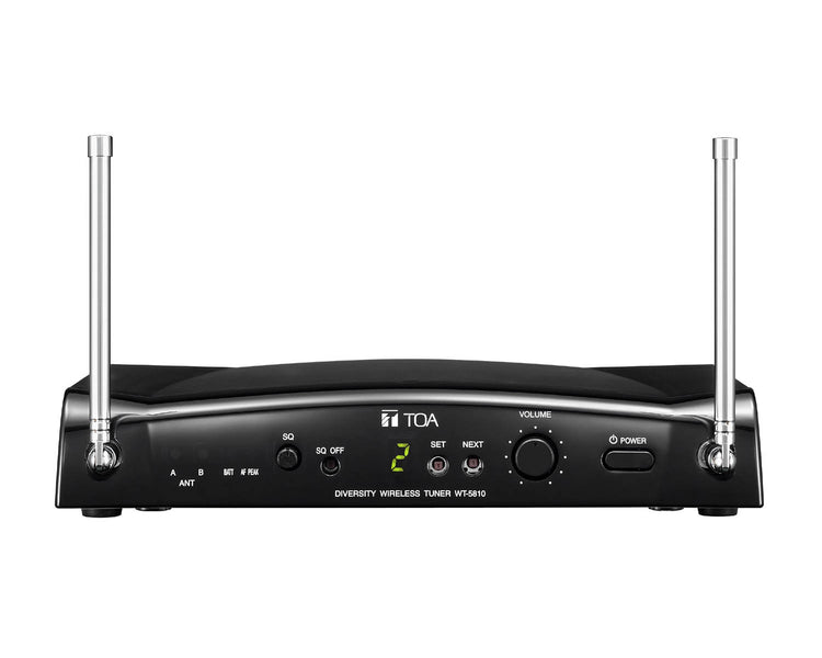 TOAWT5810 - TOA WT 5810 UHF 64Ch Desktop Wireless Mic Receiver CH70 Image 1