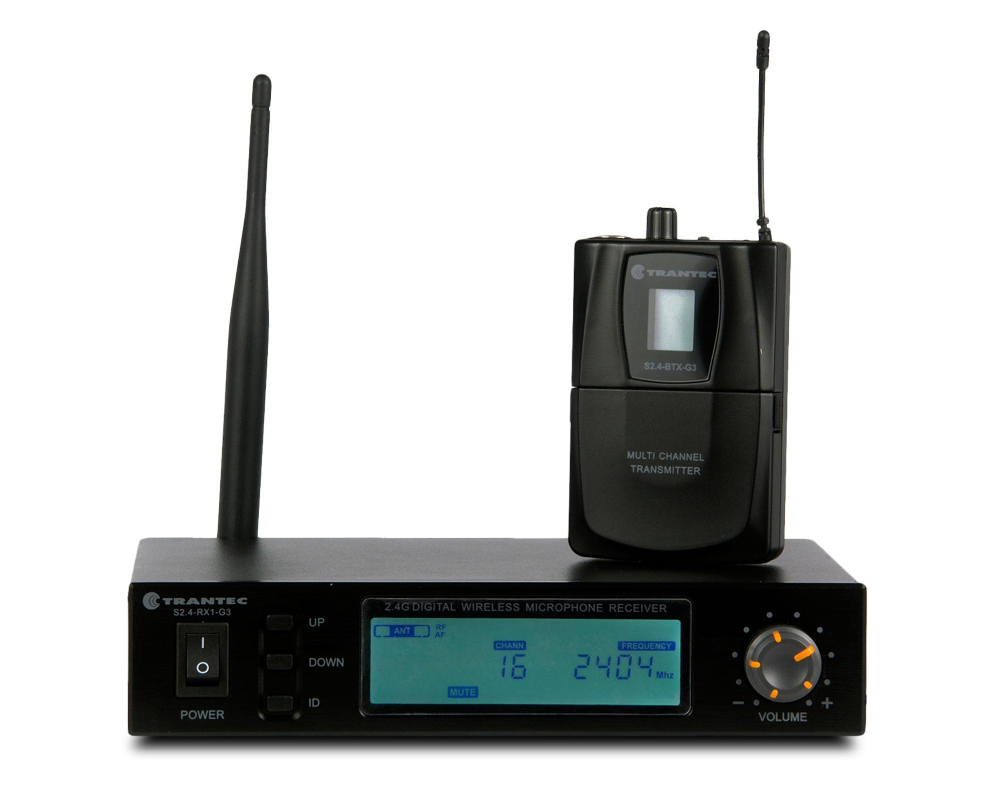 TRAS24BX - Trantec S2.4BX Lapel Wireless Mic System (S2.4RX1 and S2.4BTX) 2.4GHz Image 1