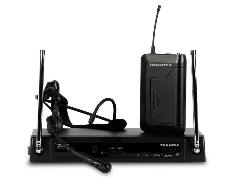 TRAS404A - Trantec S4.04A UHF Headworn System with HM33 Headmic CH70 Image 1