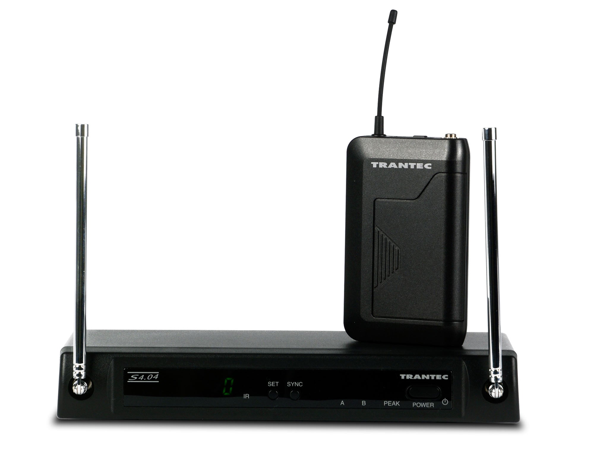 TRAS404BS - Trantec S4.04 UHF Beltpack System with 1 or 4inch Jack Cable CH70 Image 1