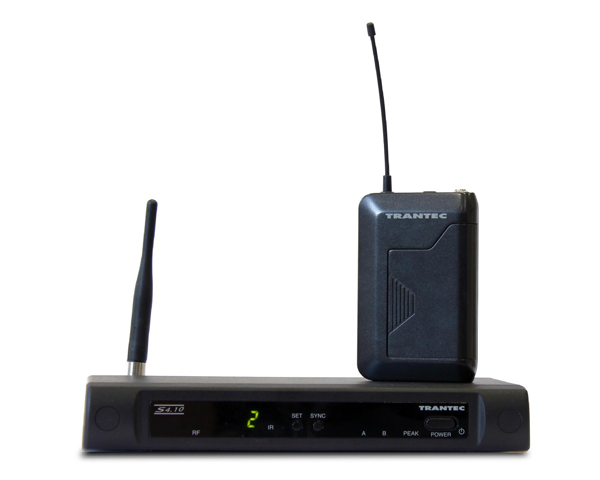 TRAS410BS38 - Trantec S4.10 UHF Beltpack System (No Microphone Supplied) CH38 Image 1