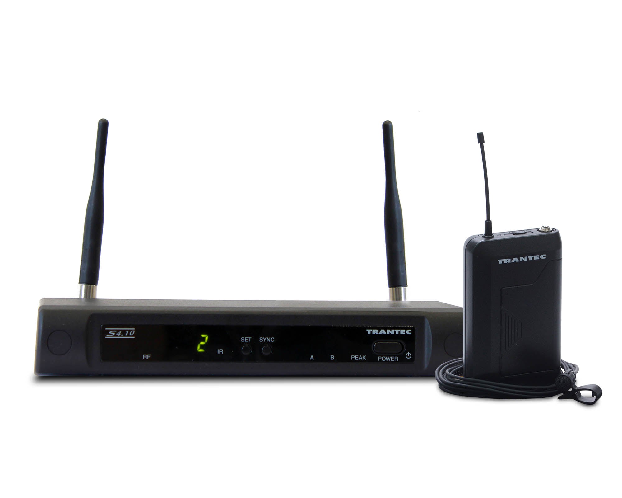 TRAS410L - Trantec S4.10L UHF Lapel Radio Mic System with 16 Frequencies CH70 Image 1