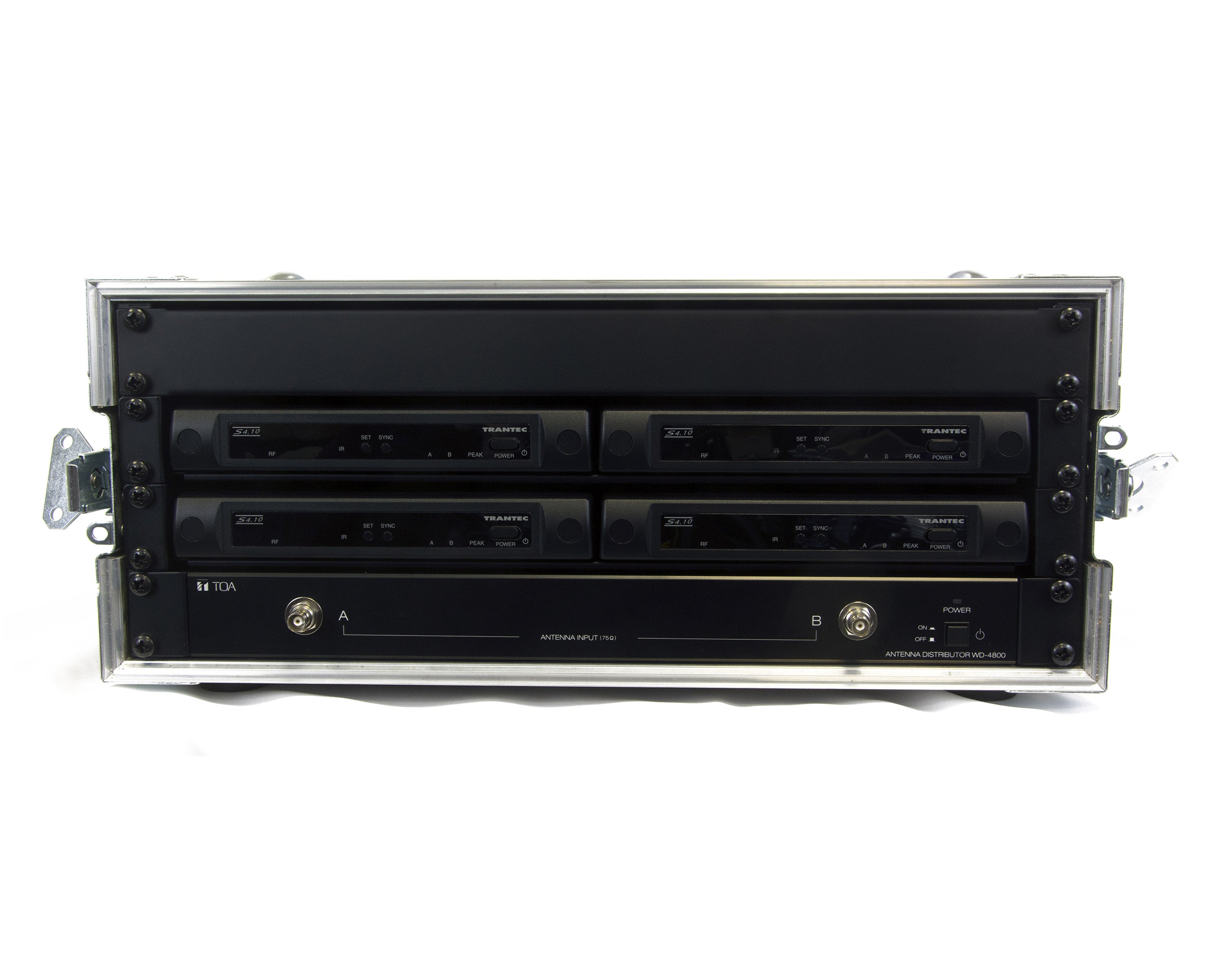 TRAS410R4W38 - Trantec S4.10 Rack 4 CH38 S4.10 (x4) Racked Incl ADU or PSU or Flightcase Image 1