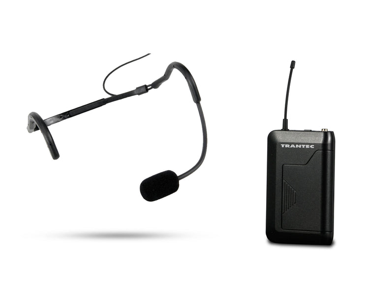TRAS410W38 - Trantec S4.10W UHF Headworn System with HM66 Headmic and AB1000 CH38 Image 3
