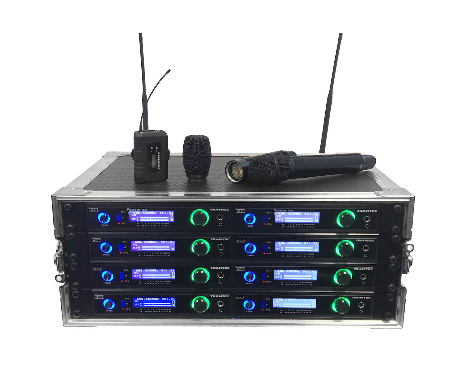 TRAS55LR8W - Trantec S5.5L RACK8 S5.5 CH38 41 (x8) Racked Excluding Rem Ant Kit Image 1