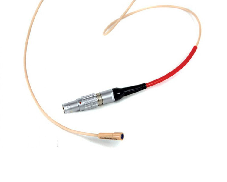 TRATS212PR - Trantec TS212PR Mini Lavalier HiQ Mic and 12dB Pad Beige and 4 Pin Lemo Image 1