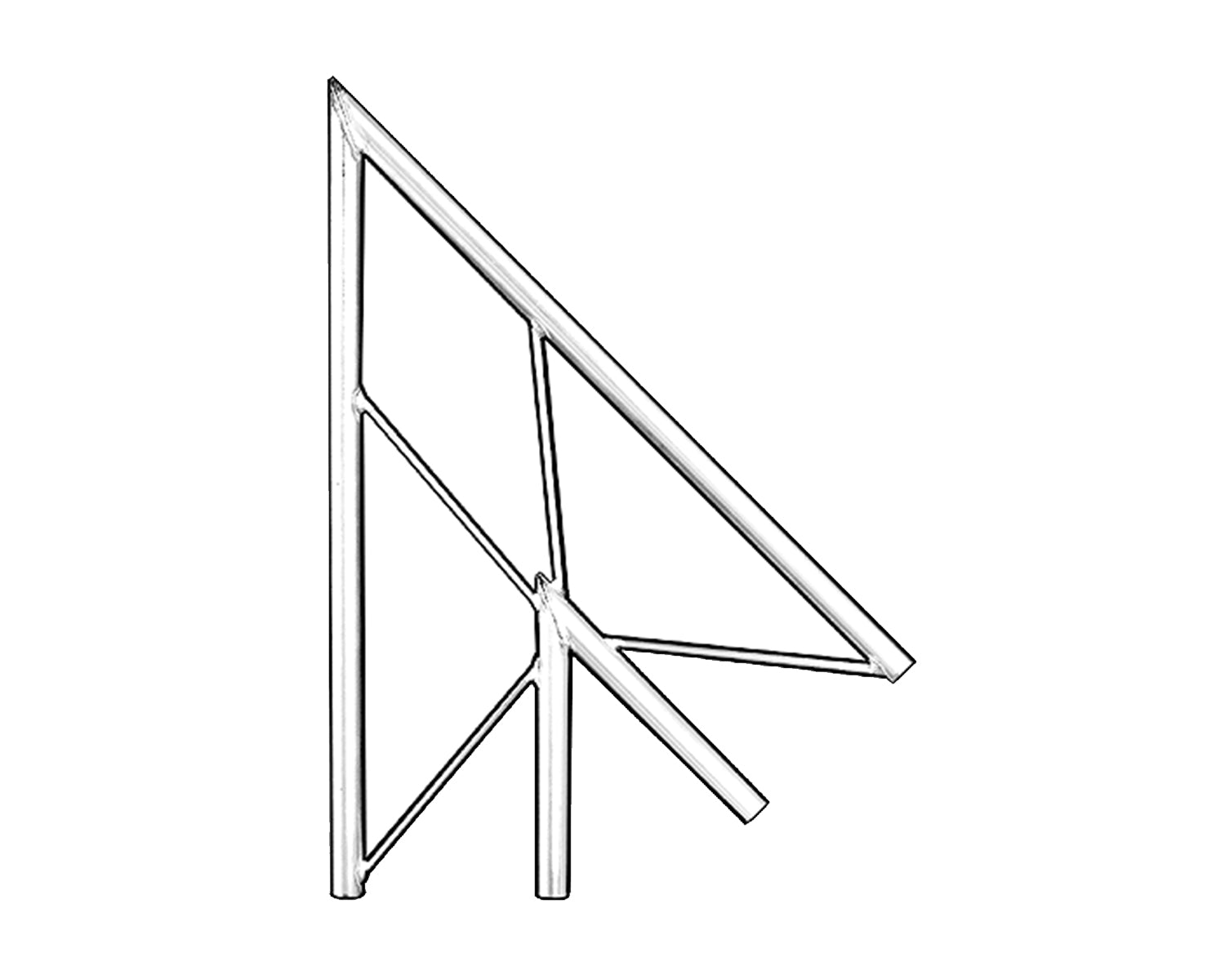 TRI1LJ245H - Trilite by OPTI 100 Ladder Junction 2 Way 45degree Horizontal Image 1