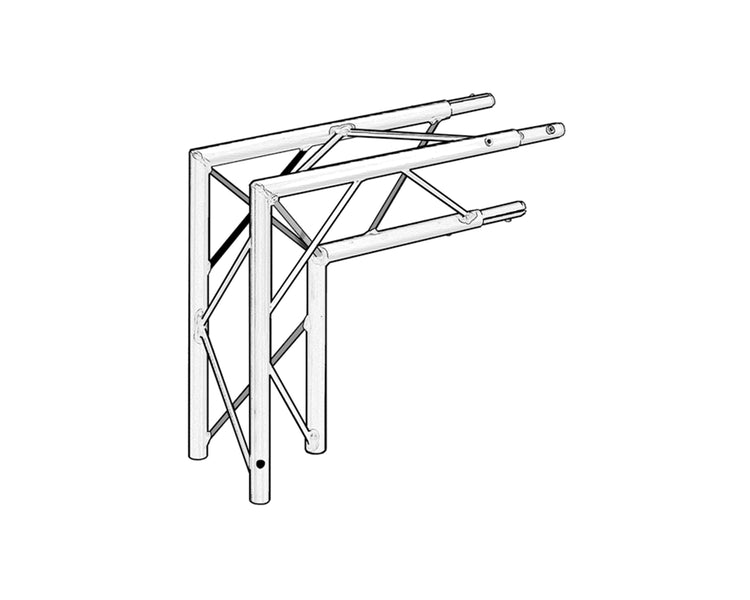 TRI1TJ2120A - Trilite by OPTI 100 Truss Junct 2 Way 90degree Apex In Image 1