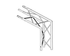 TRI1TJ2120 - Trilite by OPTI 100 Truss Junct 2 Way 120degree Apex Up or Down Image 1