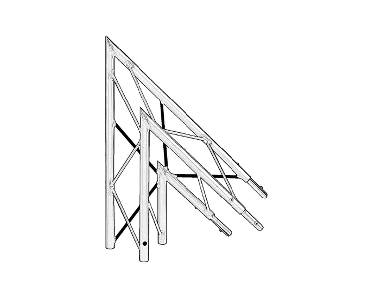 TRI1TJ245 - Trilite by OPTI 100 Truss Junct 2 Way 45degree Apex Up or Down Image 1