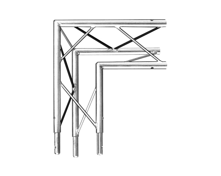 TRI1TJ290 - Trilite by OPTI 100 Truss Junct 2 Way 90degree Apex Up or Down Image 1
