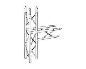 TRI1TJ390 - Trilite by OPTI 100 Truss Junct 3 Way 90degree Apex Down Image 1