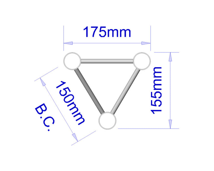 TRI1TR5000 - Trilite by OPTI 100 Truss Length 5m 1TR5000 Image 2