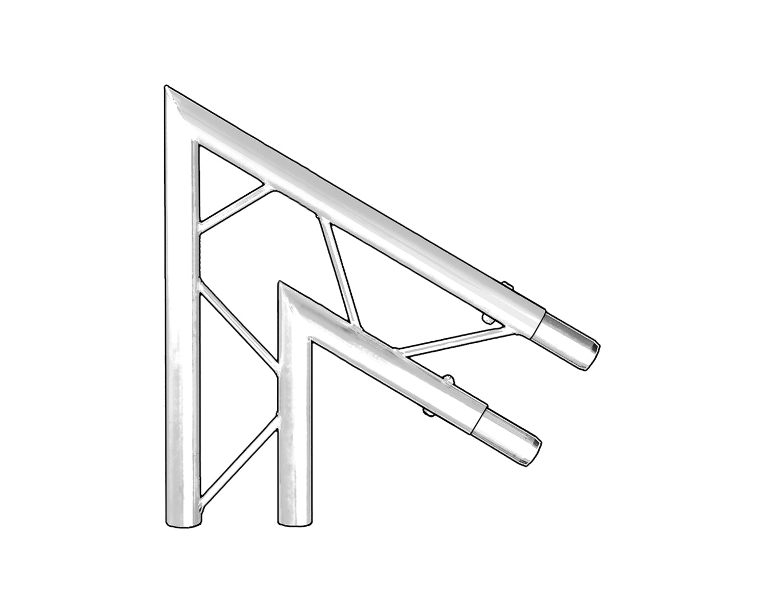 TRI2LJ260H - Trilite by OPTI 200 Ladder Junction 2 Way 60degree Horizontal Image 1