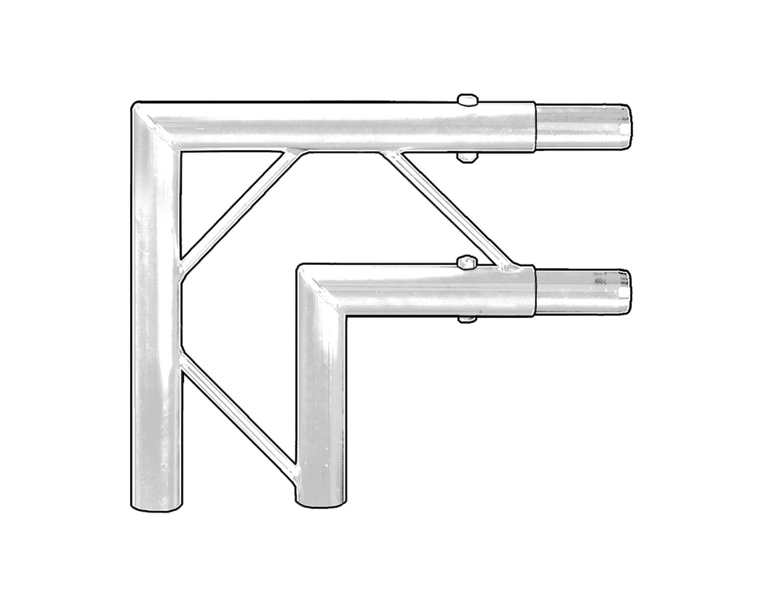 TRI2LJ290H - Trilite by OPTI 200 Ladder Junction 2 Way 90degree Horizontal Image 1