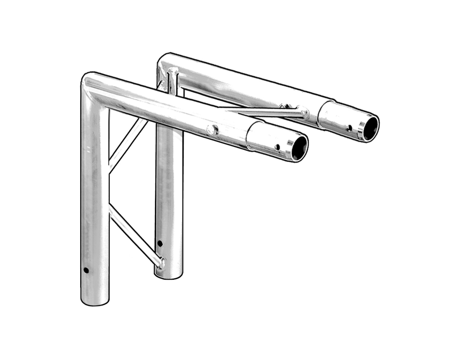 TRI2LJ290V - Trilite by OPTI 200 Ladder Junction 2 Way 90degree Vertical Image 1
