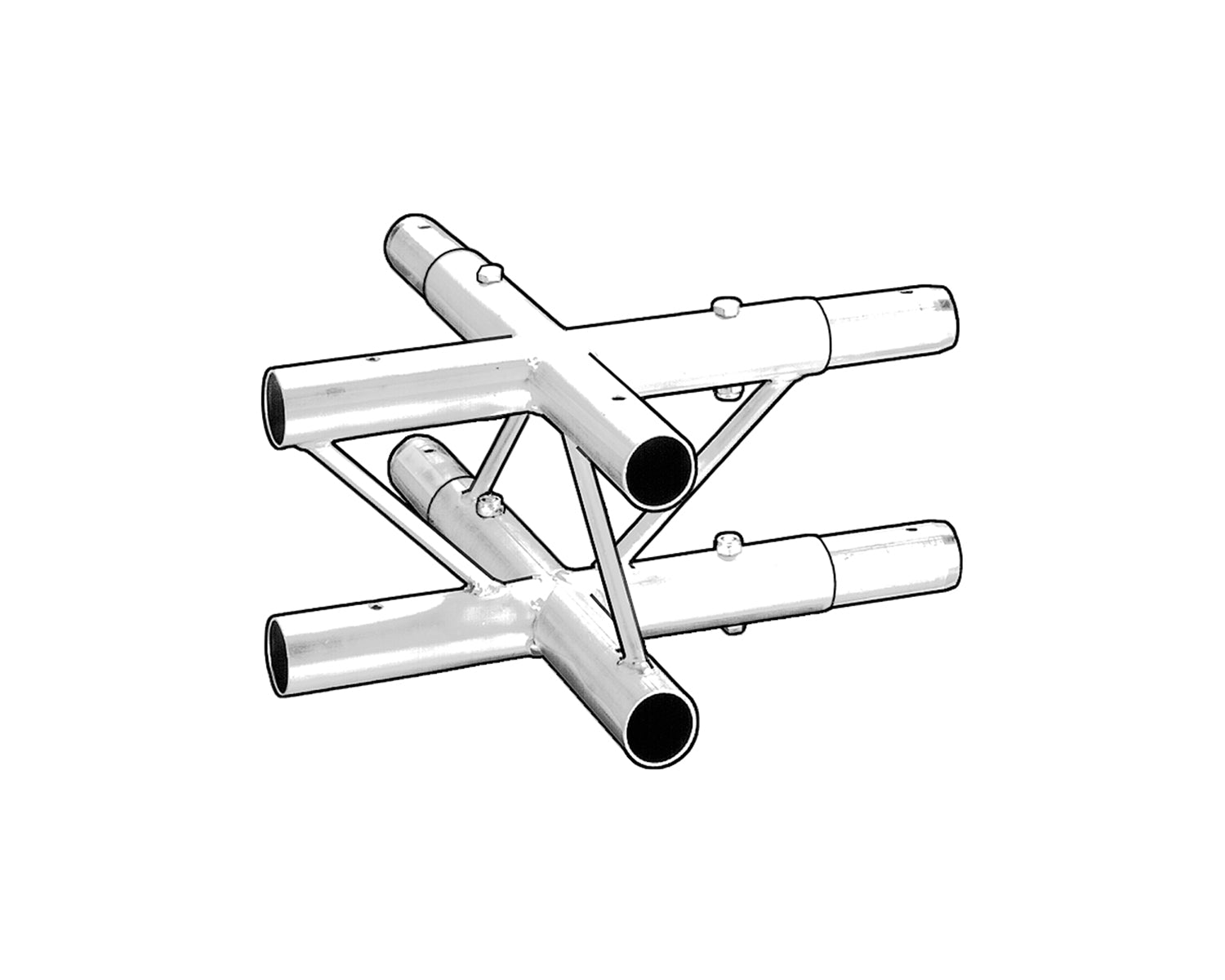 TRI2LJ490V - Trilite by OPTI 200 Ladder Junction 4 Way 90degree Vertical Image 1