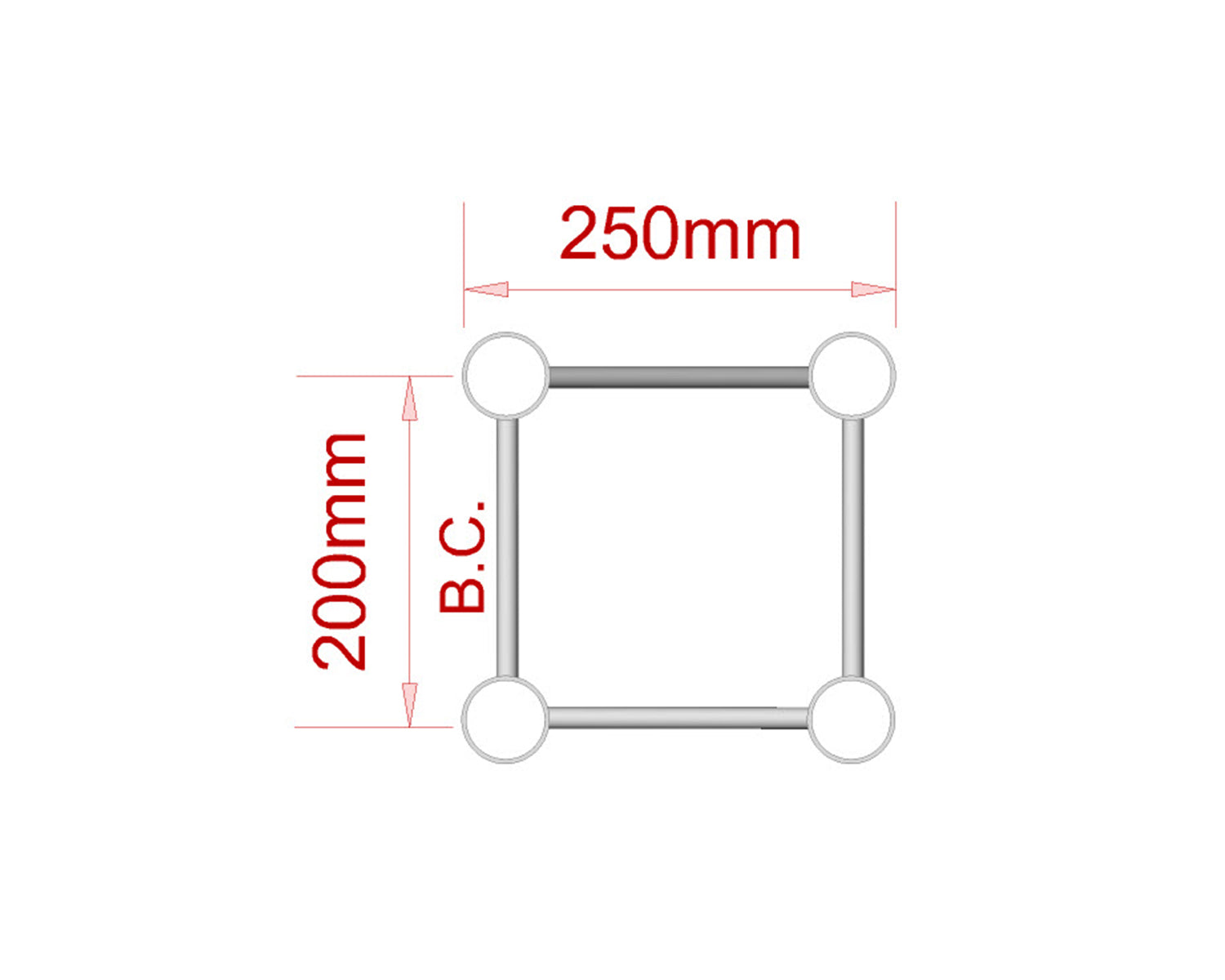 TRI2QD2000 - Trilite by OPTI 200 Quad Length 2m 2QD2000 Image 2