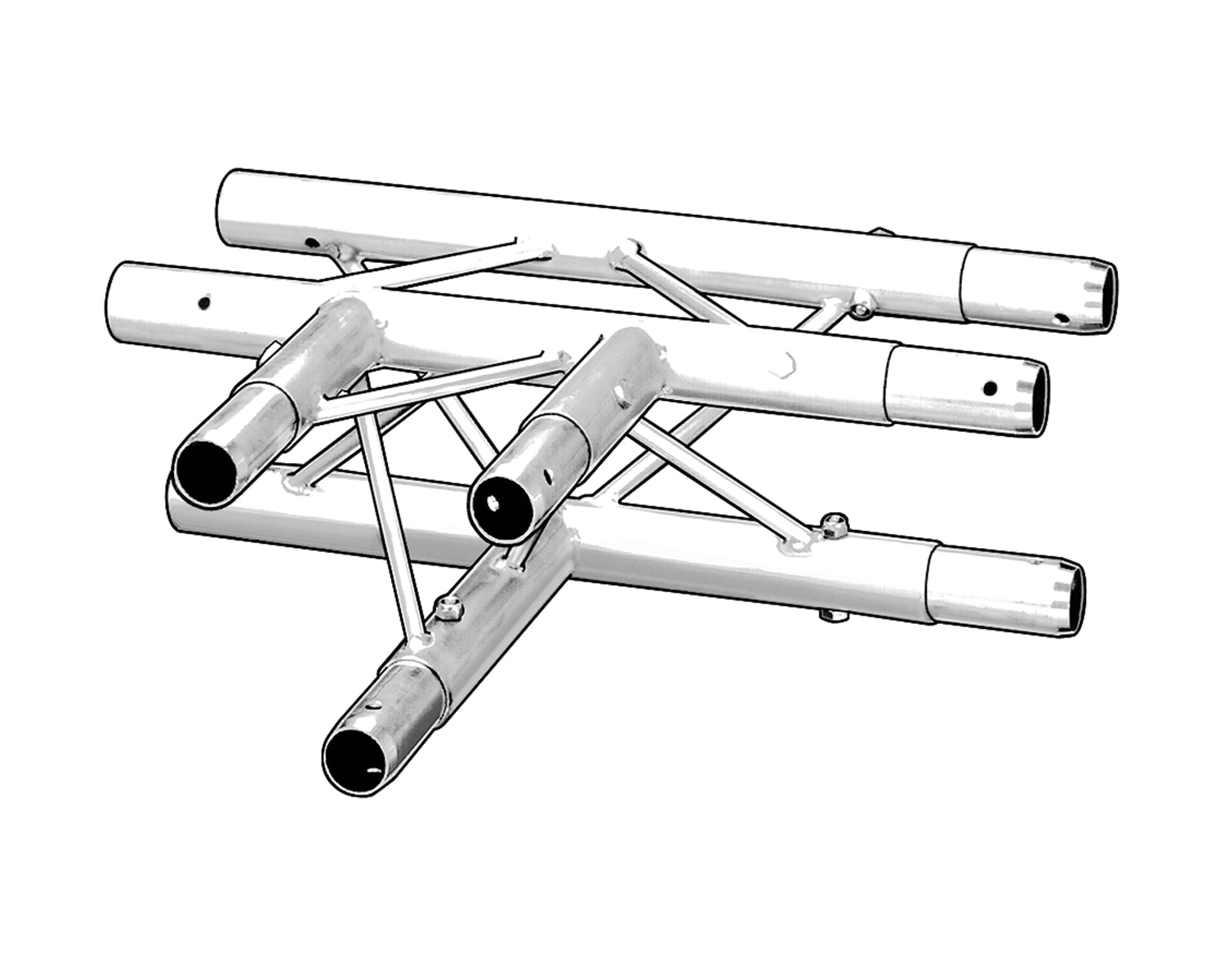 TRI2TJ390 - Trilite by OPTI 200 Truss Junct 3 Way 90degree Apex Up or Down Image 1
