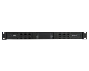 VOIBIASD1D - Void Acoustics Bias D1 2 Channel Power Amp with DSP 100V 2x800W @ 4ohm DANTE 1U Image 1