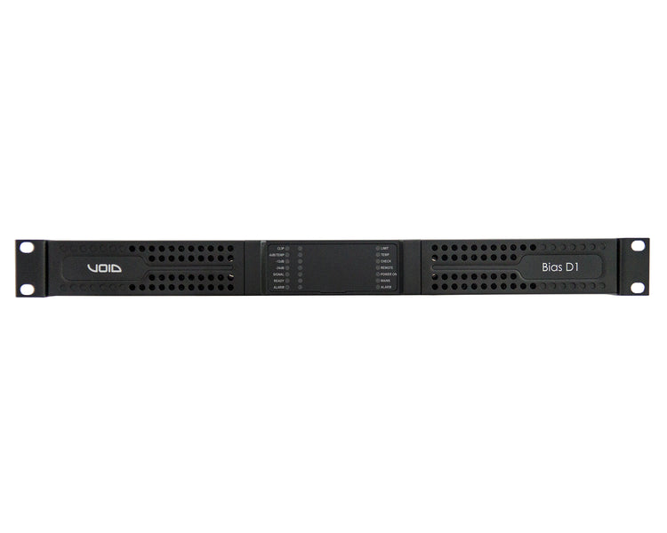 VOIBIASD1D - Void Acoustics Bias D1 2 Channel Power Amp with DSP 100V 2x800W @ 4ohm DANTE 1U Image 1