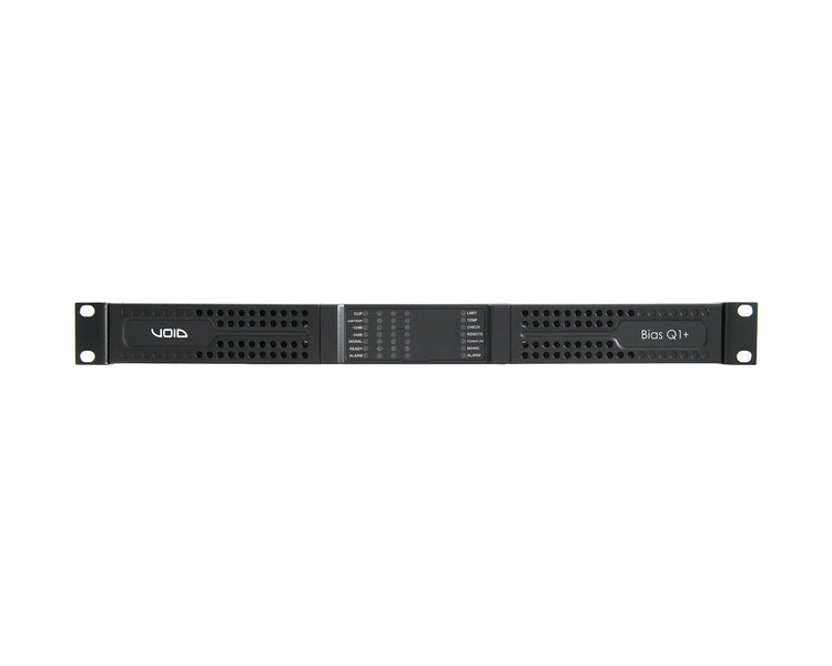 VOIBIASQ1P - Void Acoustics Bias Q1 and 4 Channel Power Amp with DSP 100V 4x300W @ 4ohm AES67 1U Image 1