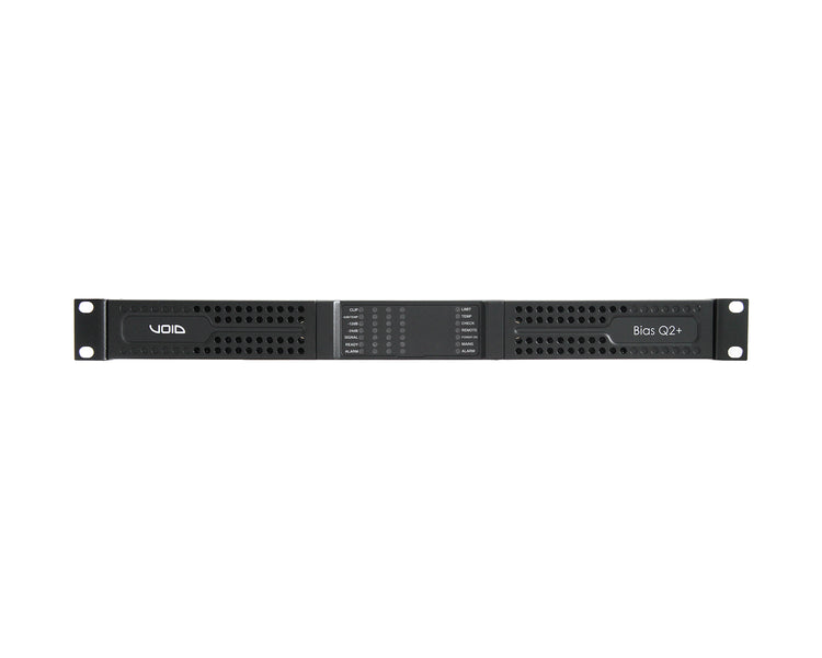 VOIBIASQ2P - Void Acoustics Bias Q2 and 4 Channel Power Amp with DSP 100V 4x1200W @ 4ohm AES67 1U Image 1