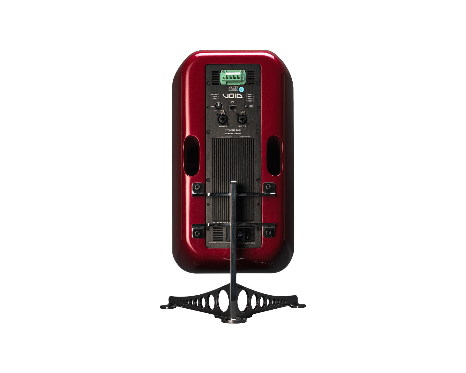 VOICYC208IR - Void Acoustics Cyclone 208i 2x8inch Reflex Loaded DSP Compact Subwoofer 300W Red Image 2